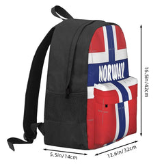 Norwegian Flag Norway Backpacks Men's Bag Women Schoolbag