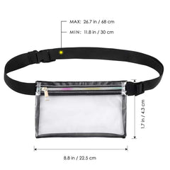 Novelty Women Bag Waist Pack PVC Fanny Pack Birthday Gift