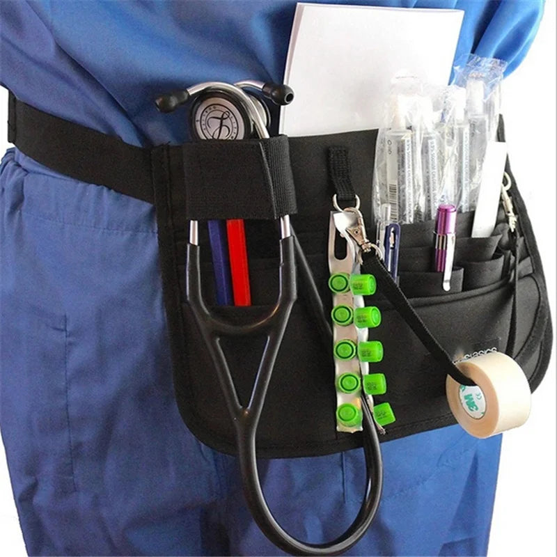 Nurse Organizer Belt Fanny Pack 13-Pocket Waist Bag