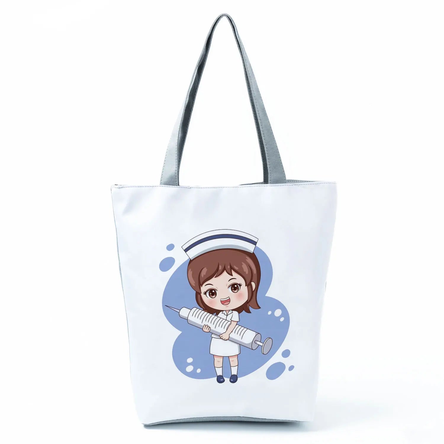 Nurse Cartoon Tote Eco-Friendly Bag