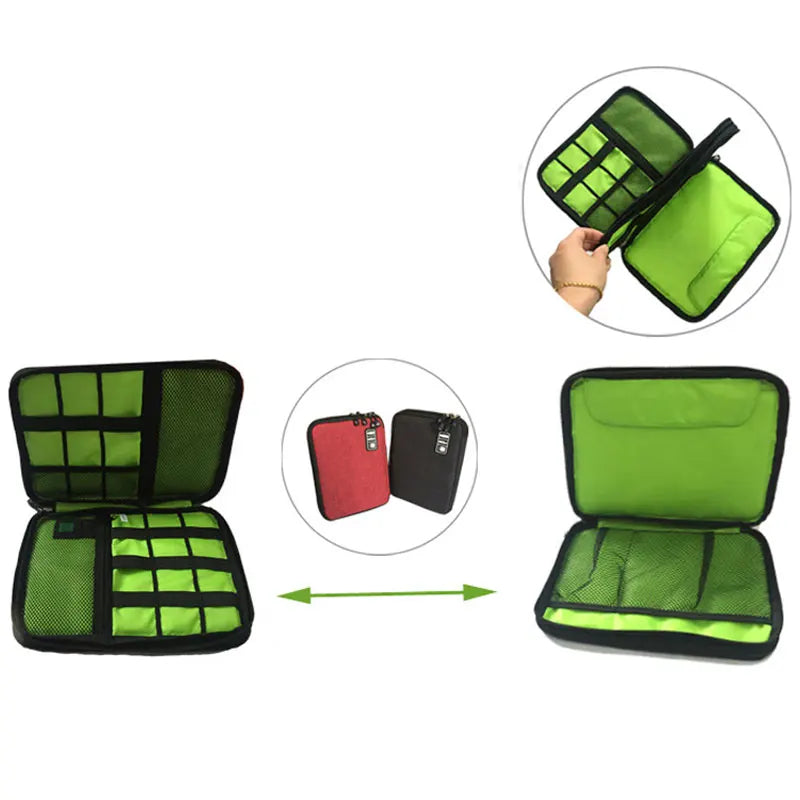 Waterproof Travel Bag Electronics Organizer for iPad, Gadget Carry Bag