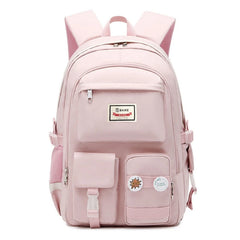 Nylon Backpack for Teen Girls Student School Bag Bookbag Travel
