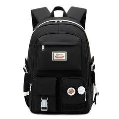 Nylon Backpack for Teen Girls Student School Bag Bookbag Travel