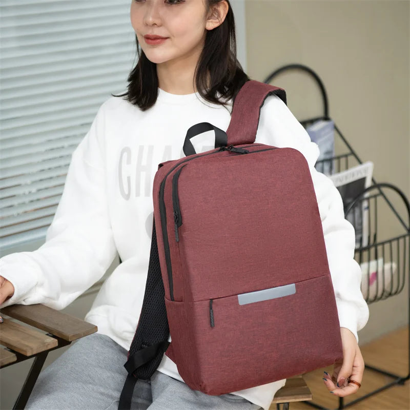 Nylon Backpack for 15.6 inch Laptop, College Students School Bags