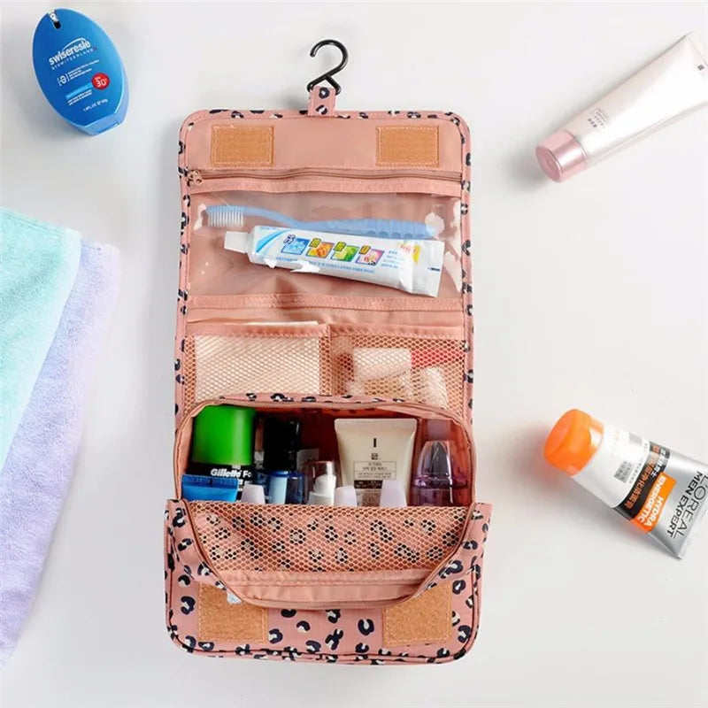 Women Cosmetic Bag Travel Organizer Multifunction Toiletry Bag