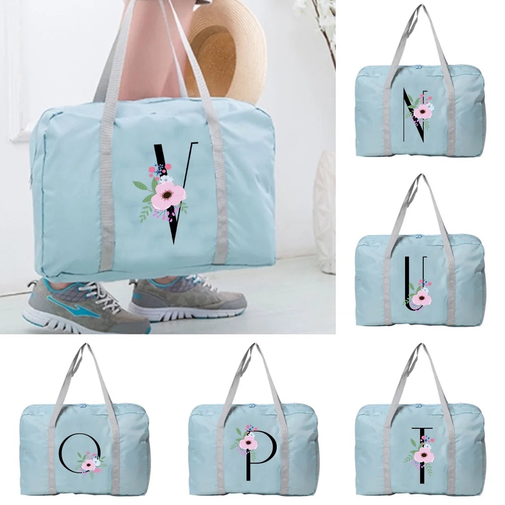 Nylon Travel Bag Large Capacity Unisex Storage Women Men