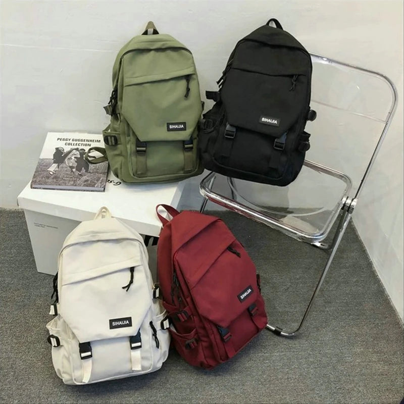 Nylon Stylish Backpack Women Backpack Summer Girls Boys Vintage School Bags