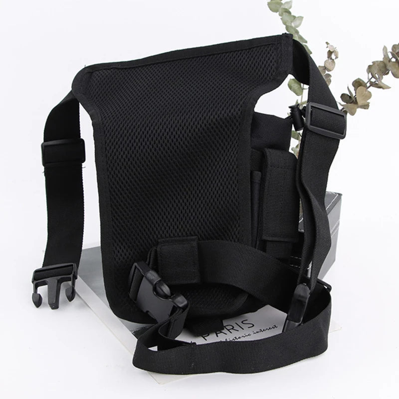 Nylon Waterproof Tactical Leg Bag for Women Fanny Thigh Pack