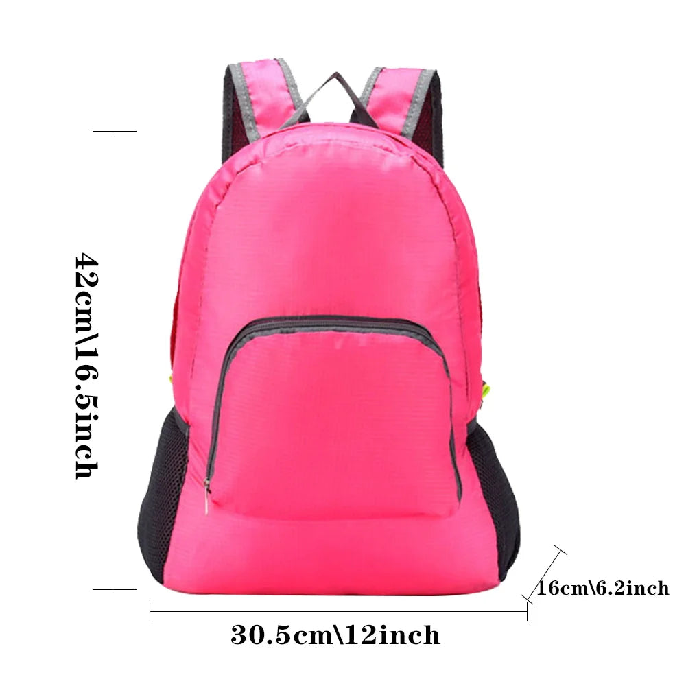 Waterproof Nylon Travel Backpack Hiking Bag