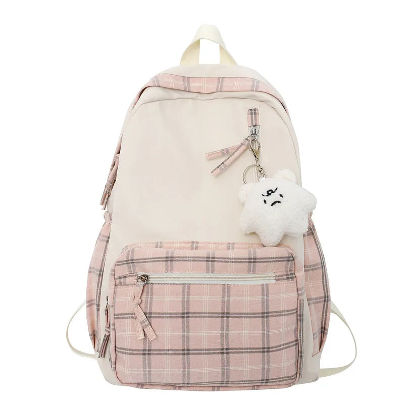 Nylon Waterproof Anti-theft Women Backpacks Schoolbags For Girls