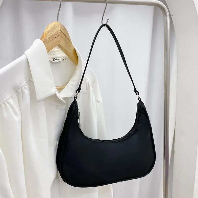 Nylon Women Shoulder Bags Small Underarm Bags Casual Handbags