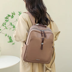 Nylon Women's Backpack Large Capacity Girls Travel School Bag