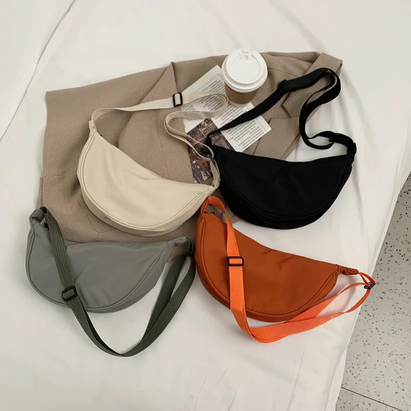Nylon Messenger Bag Lightweight Small Shoulder Canvas Bag