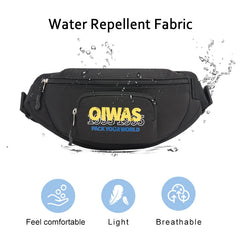 Canvas Waist Bag Pack Purse Large Phone Belt Bag Pouch