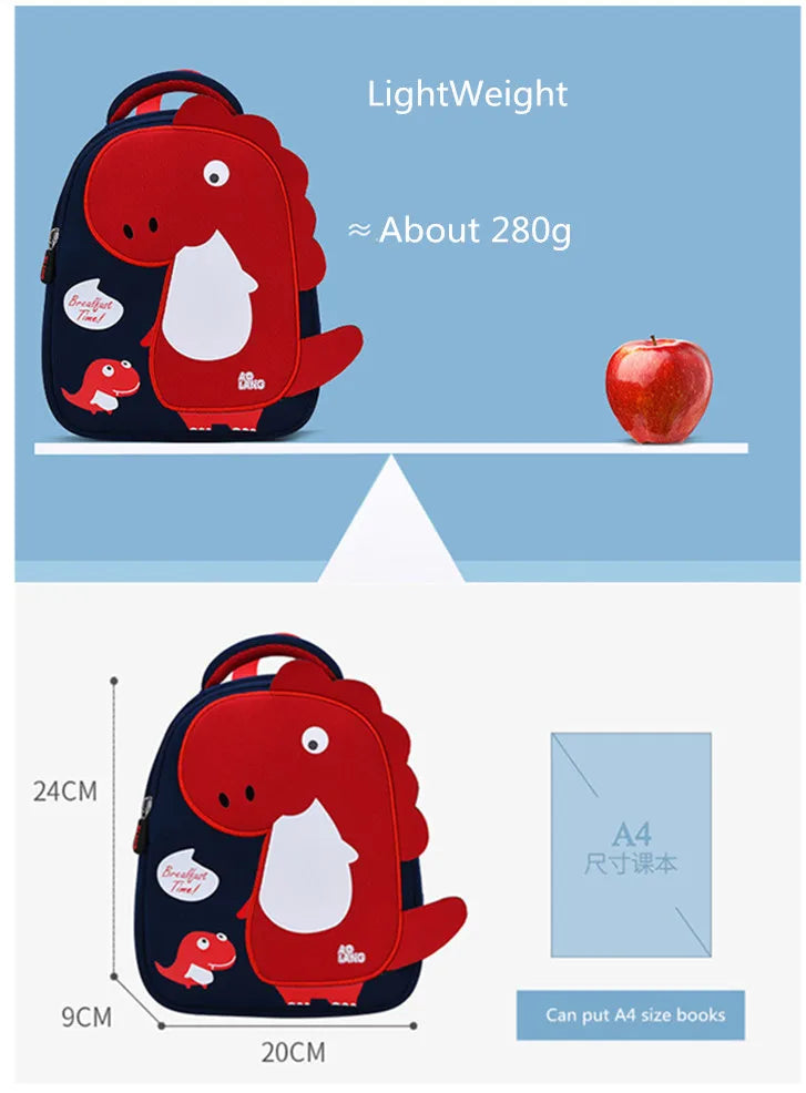 Children Backpack Anti Lost Kindergarten Bag 2-5 Year Old School Bags