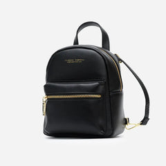 Small Leather Backpack for Women Mini Shoulder Bag