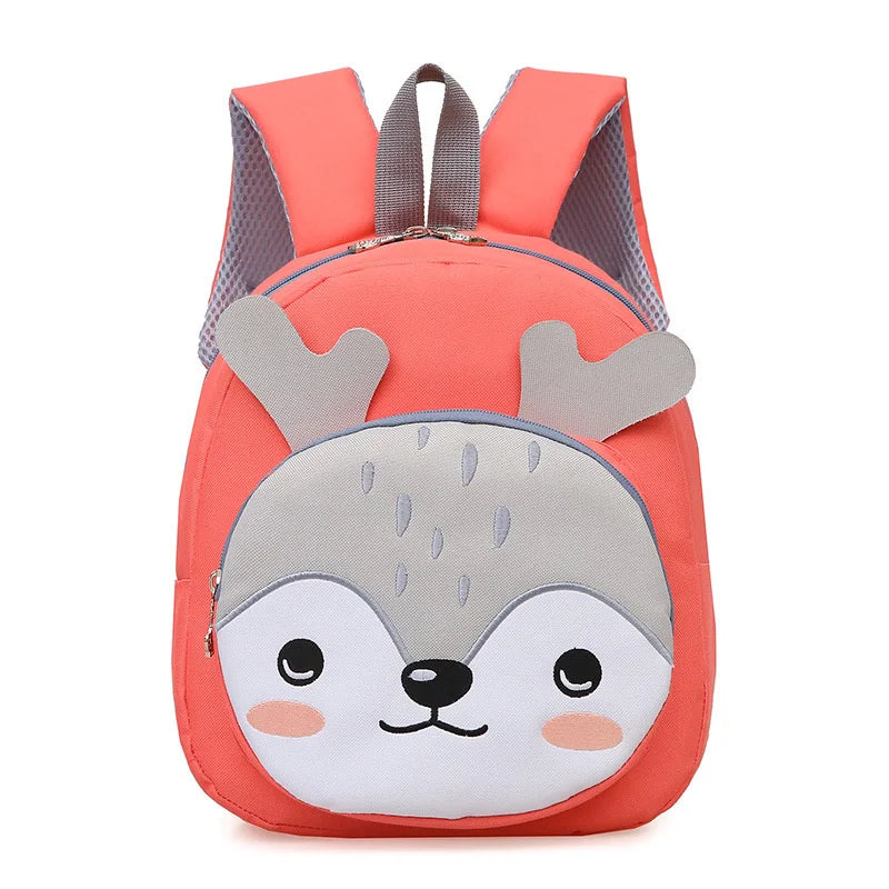 Kids Backpack Cartoon Printing Baby Kindergarten Schoolbag Animal Small Bookbag