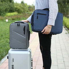Men's Laptop Backpack with USB Charging Port