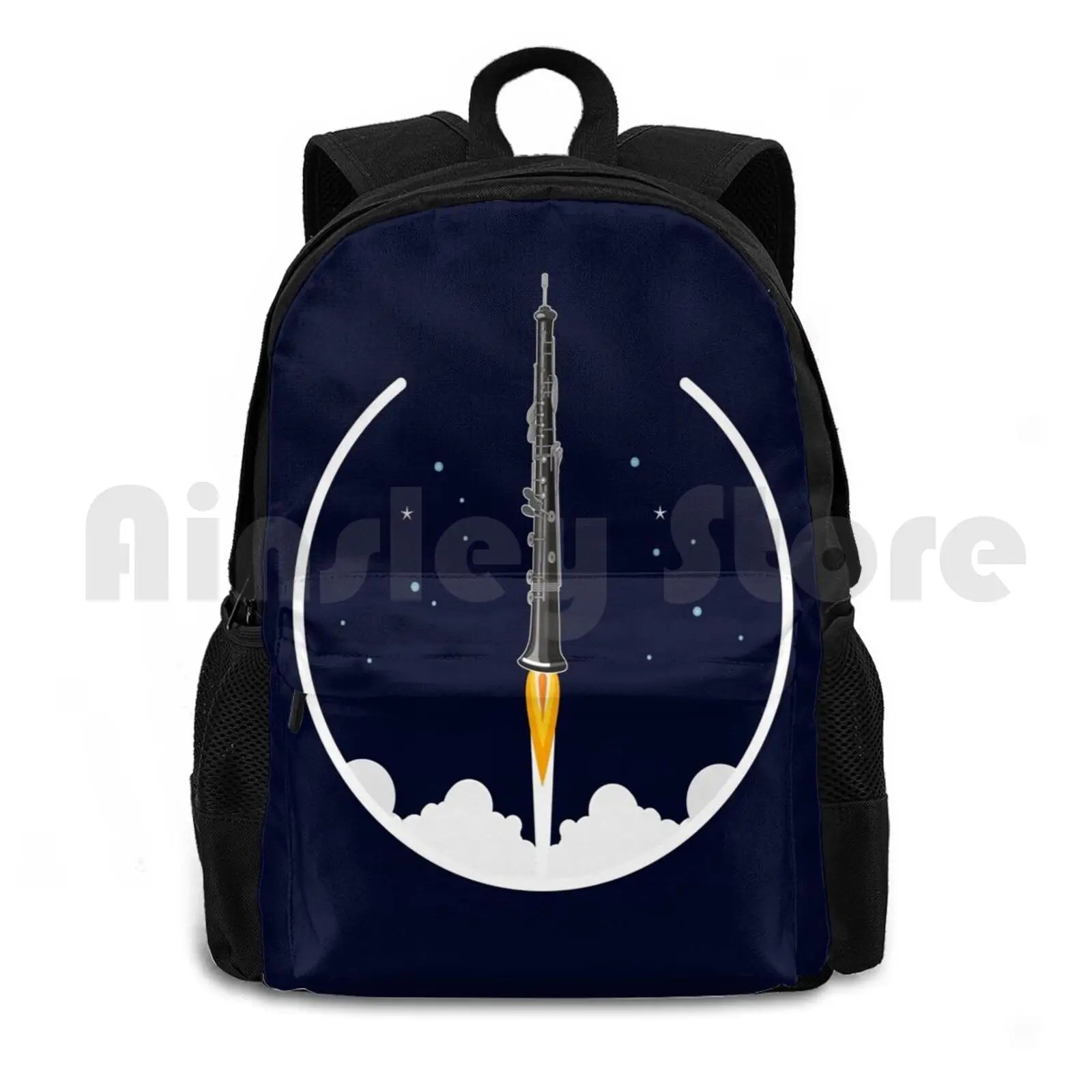 Oboe Rocket-Funny Oboe Gift Idea Outdoor Hiking Backpack Waterproof Camping Trav
