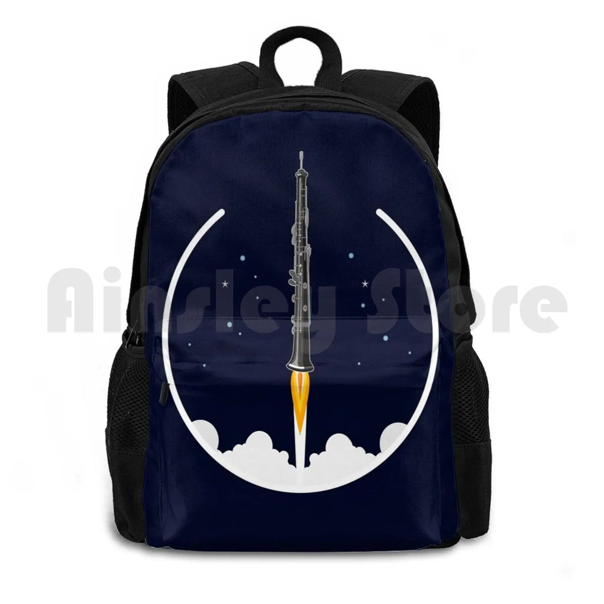 Oboe Rocket-Funny Oboe Gift Idea Outdoor Hiking Backpack Waterproof Camping Trav