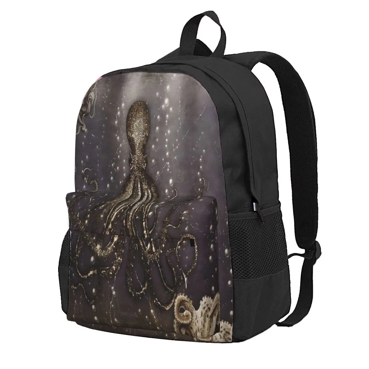 Octopus' Lair Photo Backpacks Anime Men's Women's Recycled Backpack