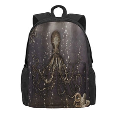 Octopus' Lair Photo Backpacks Anime Men's Women's Recycled Backpack