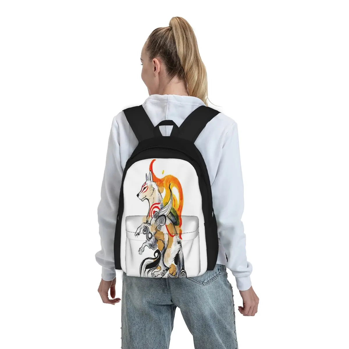 Okami Amaterasu Backpacks Men's Backpacks Bags For Women Bags For Men