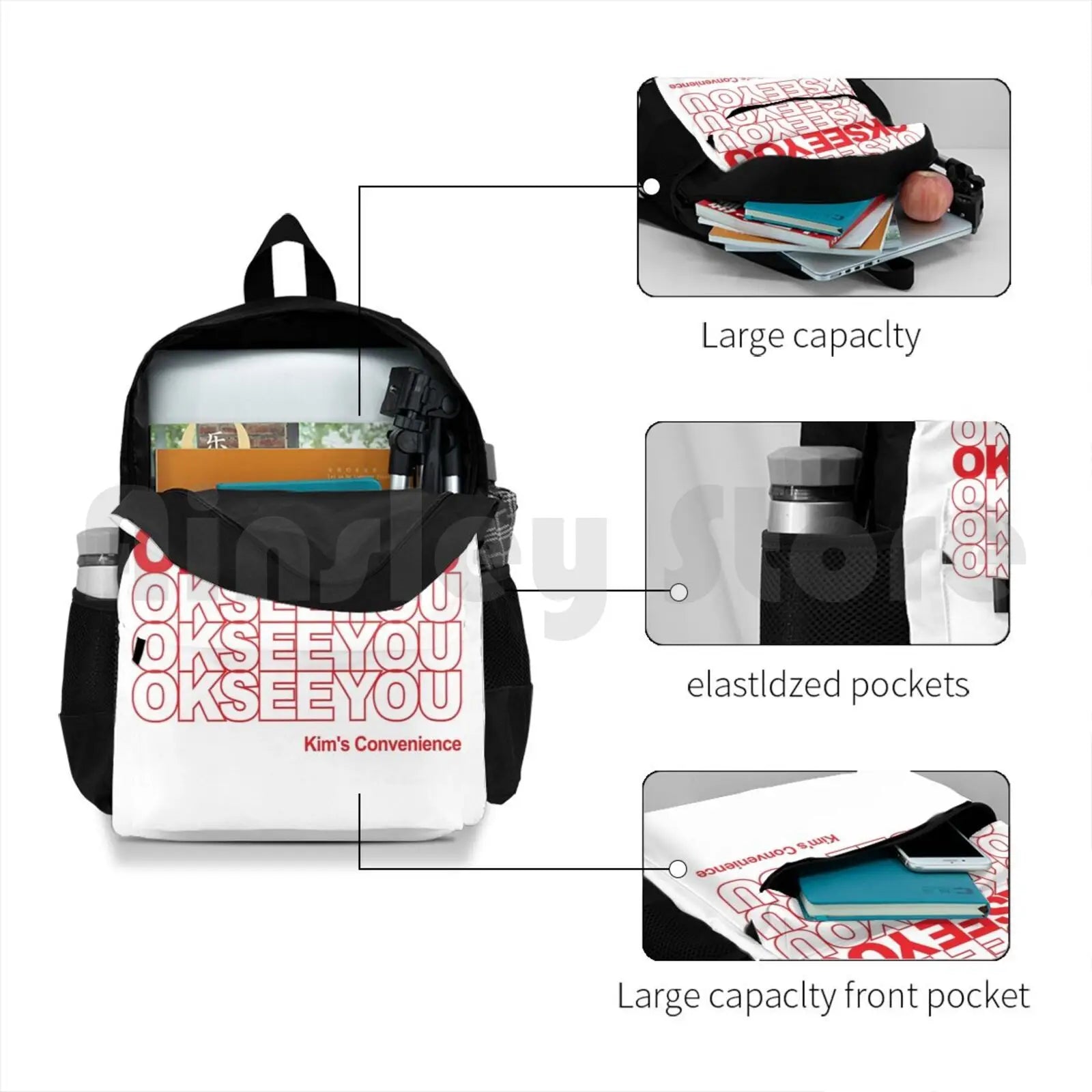 Funny Kim's Convenience Saying Outdoor Hiking Backpack