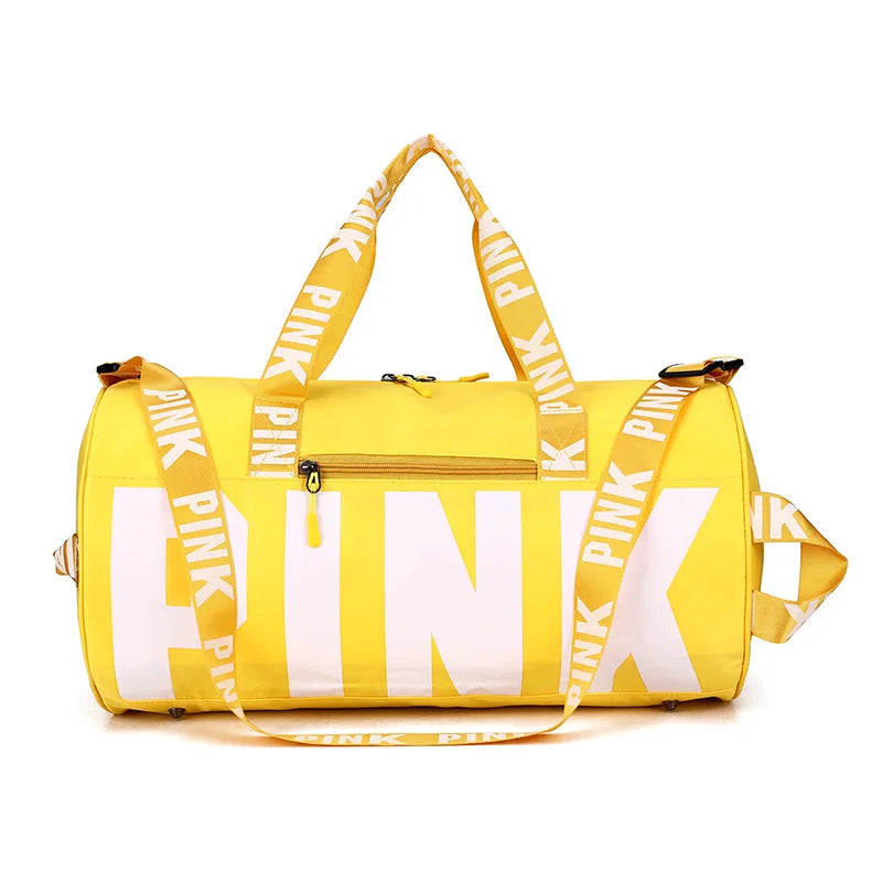 Oluolin Leisure Zip Travel Bag Sports Bags Ladies Large Capacity