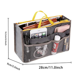 Nylon Travel Insert Organizer Bag for Women