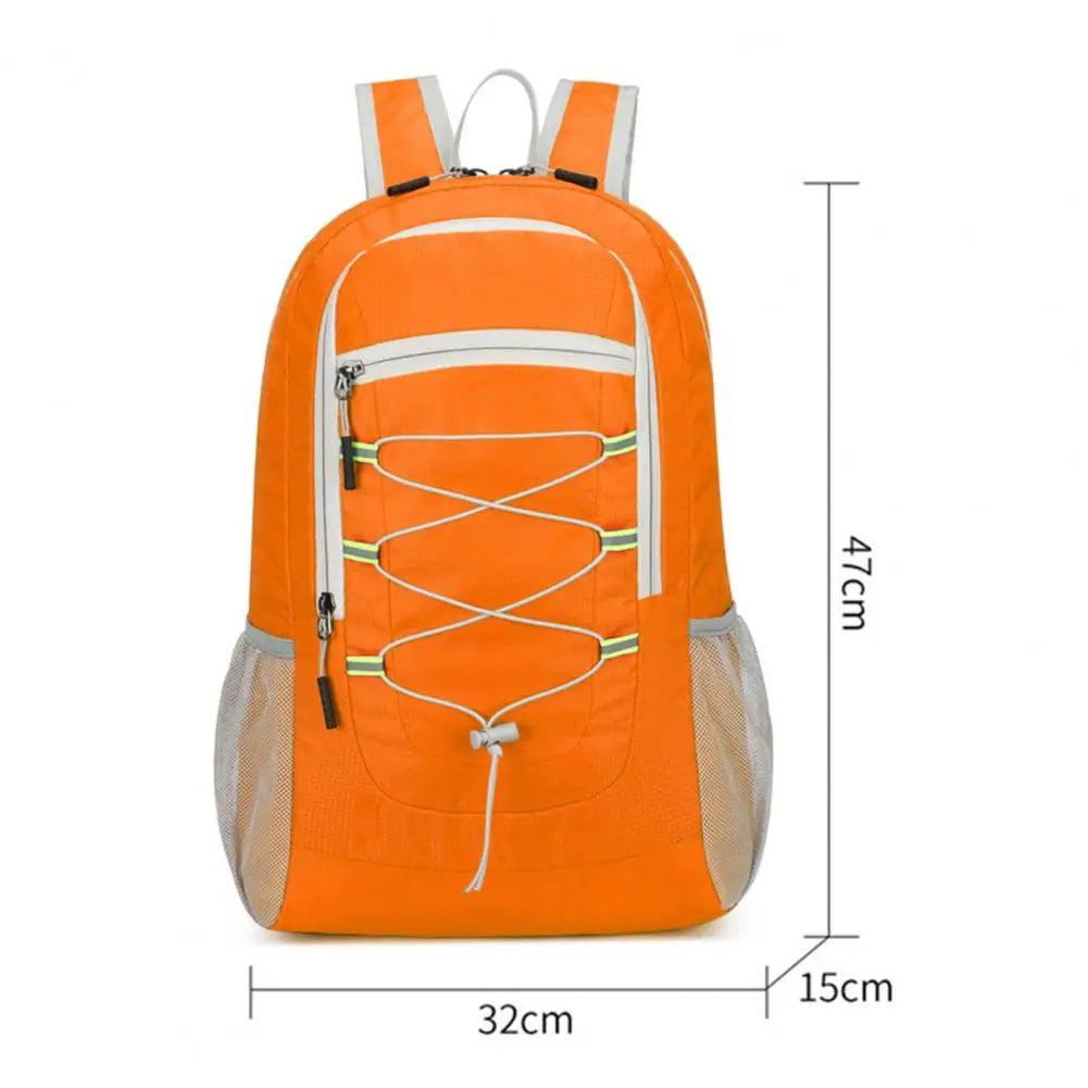 Foldable Waterproof Reflective Tape Camping Backpack