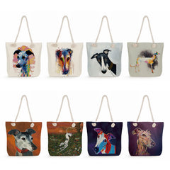 Dalmatians Graphic Women Shoulder Bags Eco Reusable Handbags