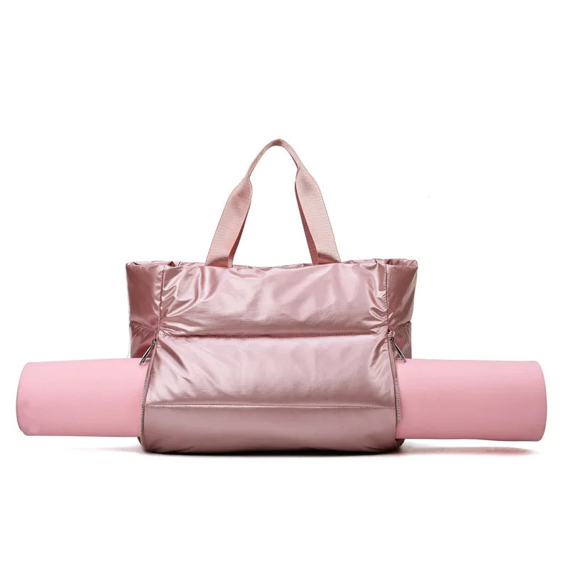 Yoga Handbag Large Capacity Waterproof Gym Sports Crossbody Bag for Women