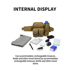 Outdoor Phone Waist Bag Waterproof Adjustable Pouch Camping Pack