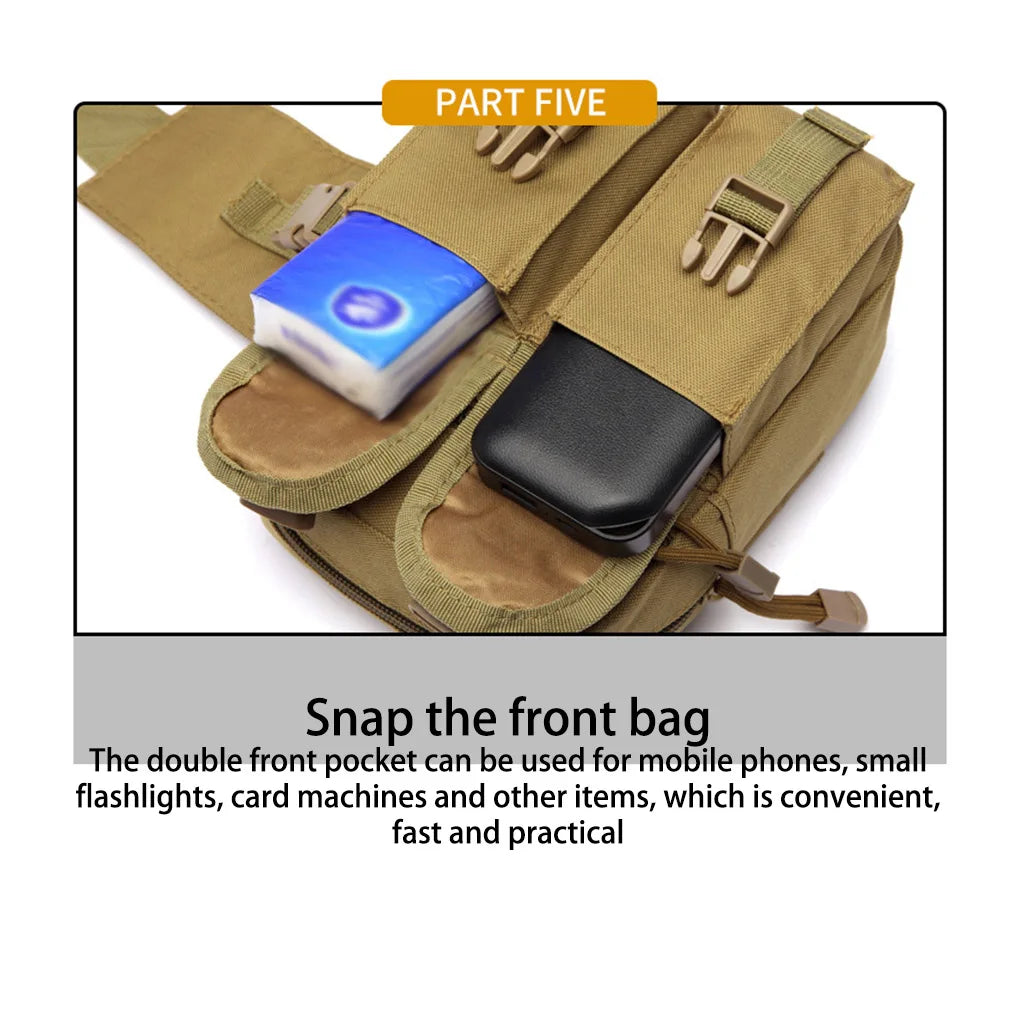 Outdoor Phone Waist Bag Waterproof Adjustable Pouch Camping Pack