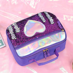 Sequin Insulation Lunch Bag for Kids