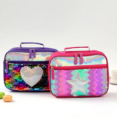 Sequin Insulation Lunch Bag for Kids