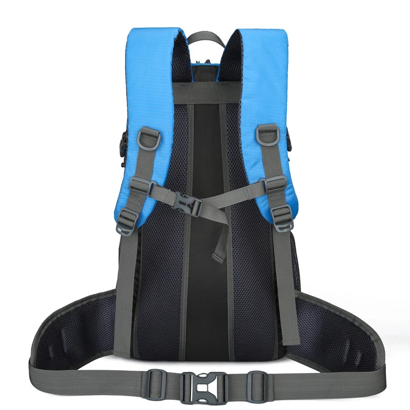 Waterproof Travel Backpack 40L for Men Women, Outdoor Camping Hiking Rucksack