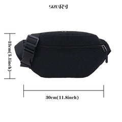 Outdoor Waist Bag Travel Purse Waist Bum Bag Bride Print Chest Bag