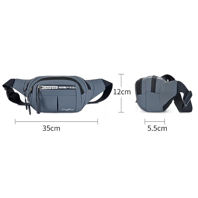 Waterproof Waist Bum Bag Running Zip Fanny Pack