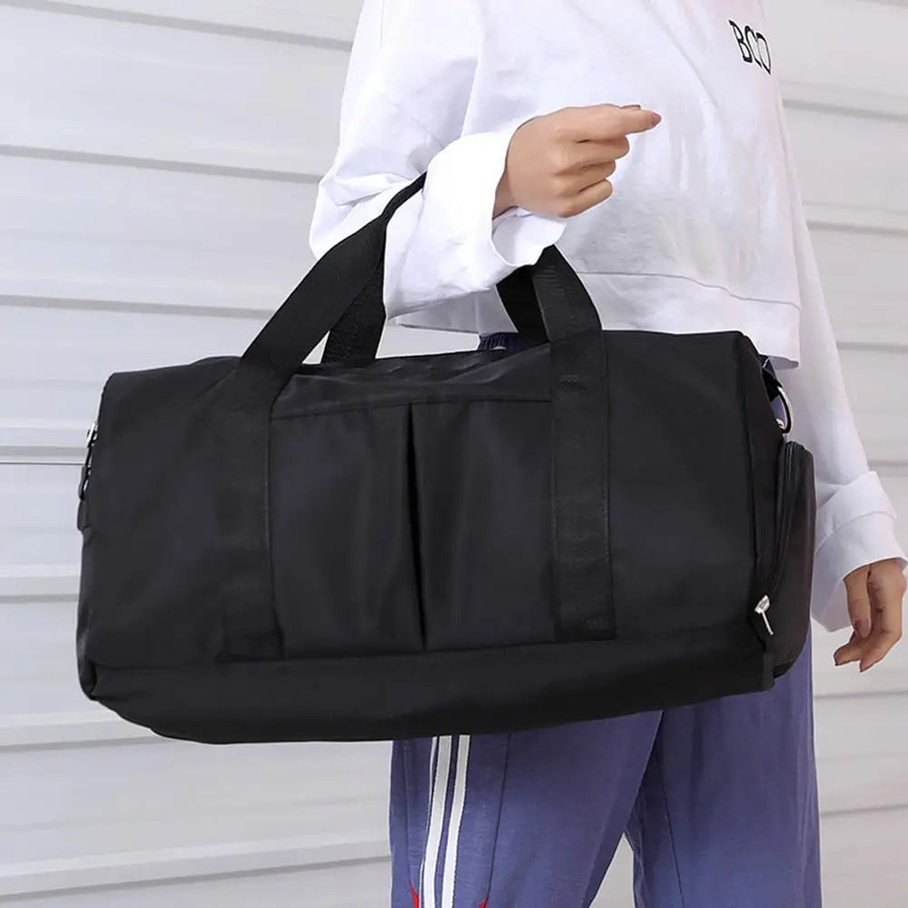 Waterproof Gym Bag with Shoe Compartment for Men Women