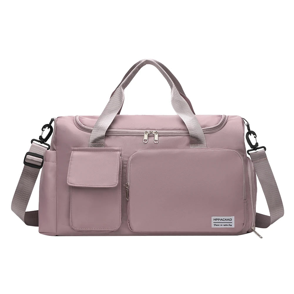 Waterproof Oxford Gym Bag with Shoes Compartment