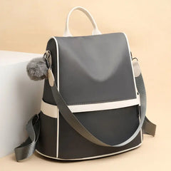 Oxford Canvas Backpack Women's Anti-Theft Versatile Schoolbag