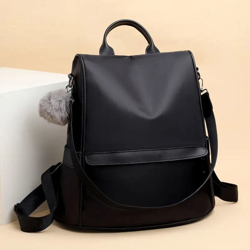 Oxford Canvas Backpack Women's Anti-Theft Versatile Schoolbag