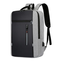 Men's Oxford Cloth Laptop Backpack 15.6 Inch Business School Travel Bag