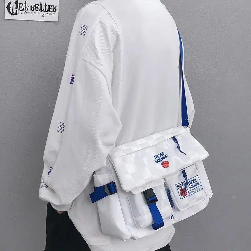 Oxford Crossbody Bag for Men and Women Large Capacity Handbag