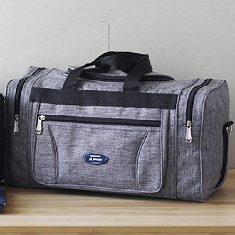 Oxford Waterproof Men Travel Bags Hand Luggage Large Capacity Duffle Bag