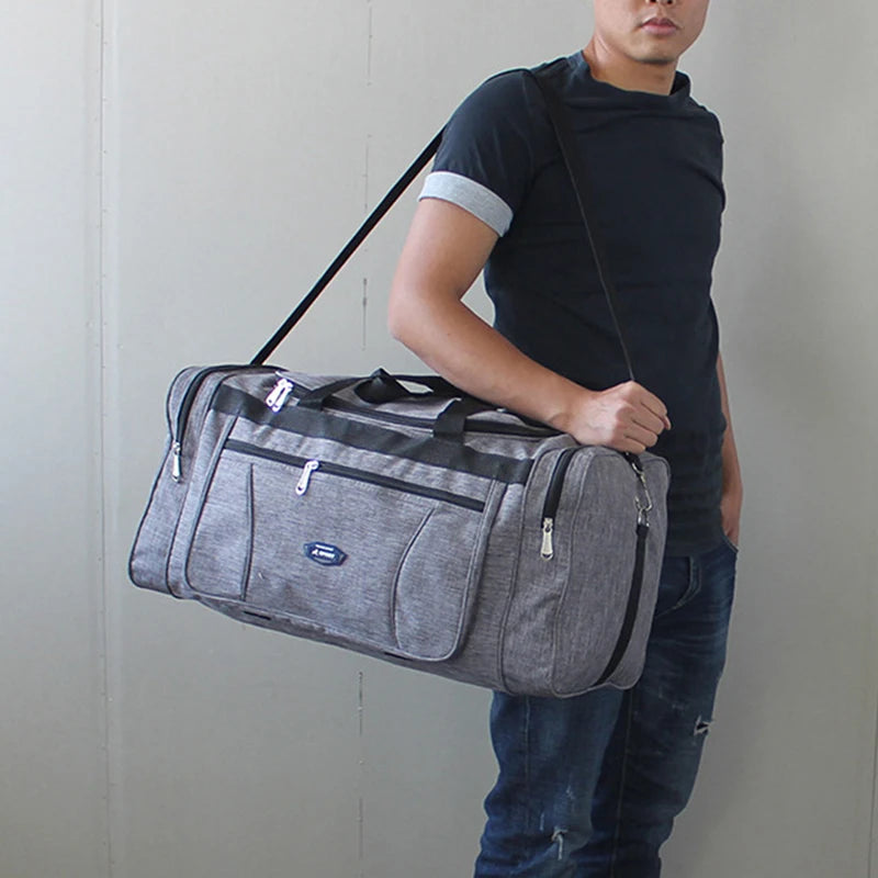 Oxford Waterproof Men Travel Bags Hand Luggage Large Capacity Duffle Bag
