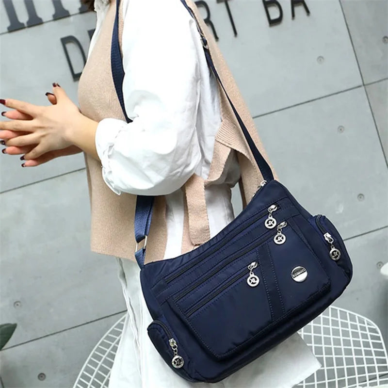 Oxford Waterproof Shoulder Bag For Women Casual Crossbody Bag