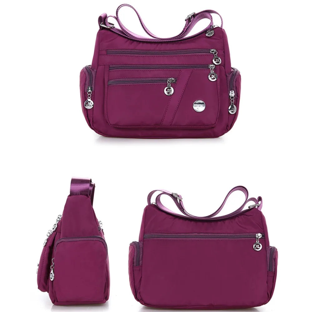 Oxford Waterproof Shoulder Bag For Women Casual Crossbody Bag